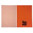 Trick-or-Treat Stripe Kitchen Towel, Set of 2 Online Sale