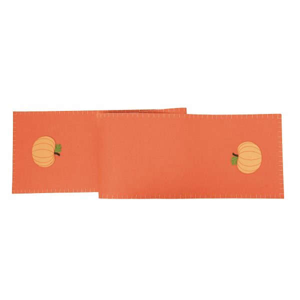 Harvest Pumpkin Felt Table Linens Hot on Sale