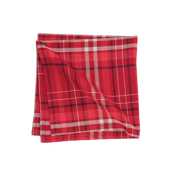 Andrew Red Table Linens For Sale