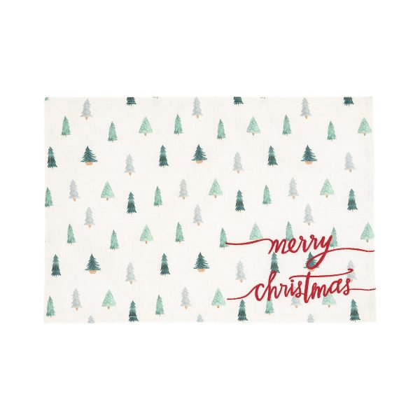 Tree Holiday Table Linens Hot on Sale