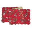 Chickadee Red Table Linens Cheap