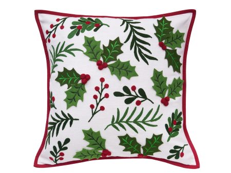 Holly Spring Berry Pillow on Sale