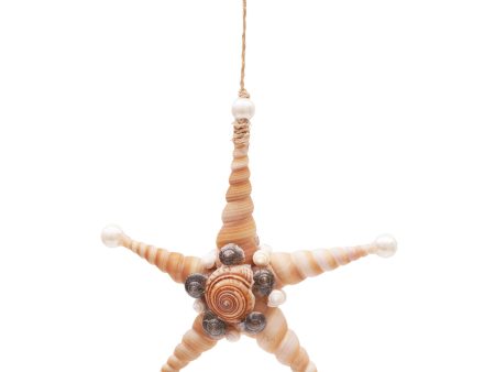 Pearls & Shells Star Ornament For Discount