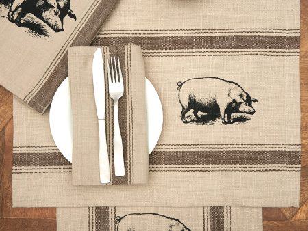 Pig Feed Sack Table Linens Cheap