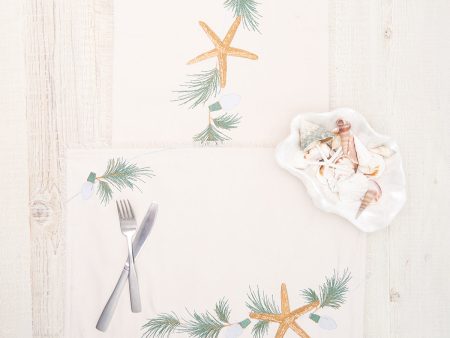 Holiday Sea Star Table Linens For Cheap