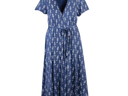 Seahorse Wrap Dress For Discount