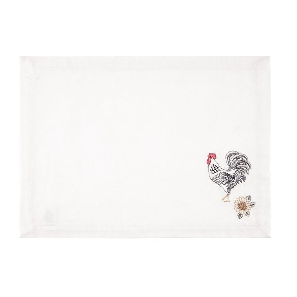 Parisian Rooster Table Linens on Sale