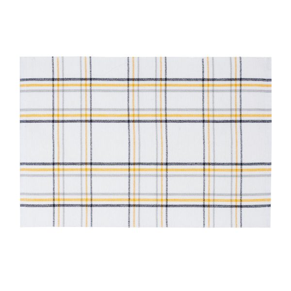 Honey Bee Plaid Table Linens For Cheap