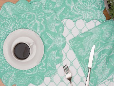 Turquoise Bay Table Linens Cheap