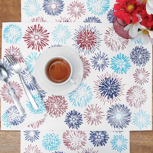 Firework Sparkle Table Linens Online Sale