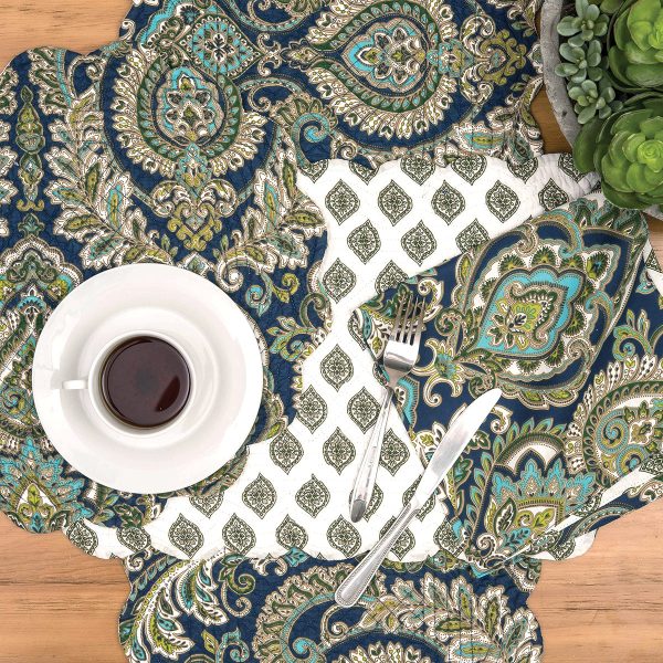 Ada Navy Table Linens Online