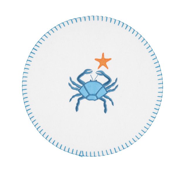 Crab Felt Table Linens Sale