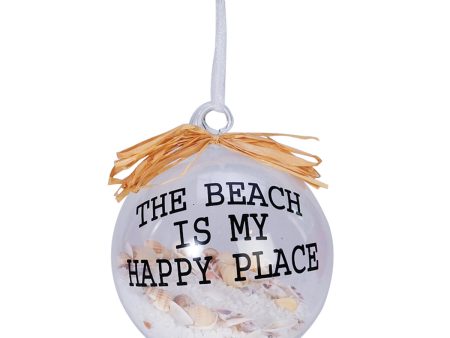 Beach Is My Happy Place Ornament on Sale