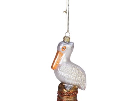 Blown Glass Pelican Ornament Online Hot Sale