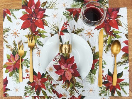 Poinsettia Moments Table Linens Supply