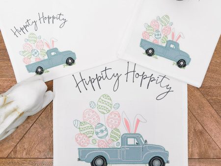 Hippity Hoppity Easter Truck Table Linens Supply