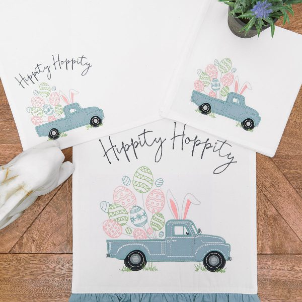 Hippity Hoppity Easter Truck Table Linens Supply