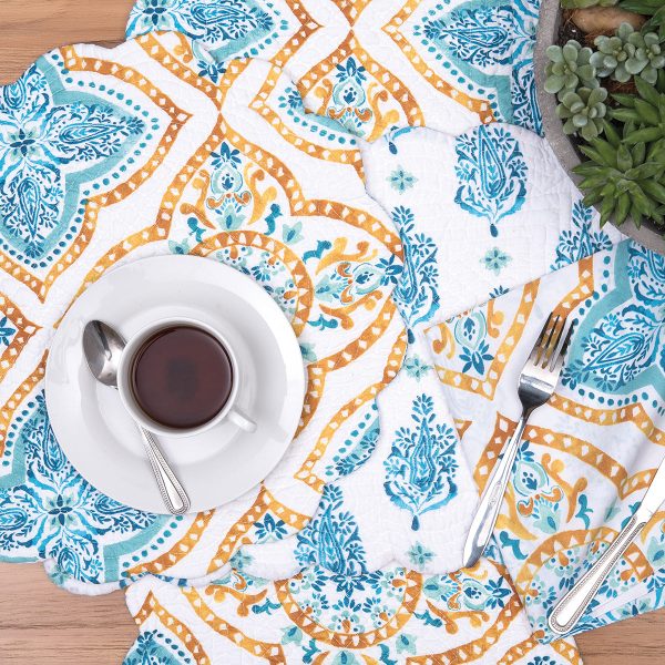 Terrace Medallion Table Linens For Discount