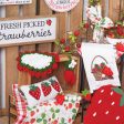 Strawberry Basket Kitchen Towel For Sale