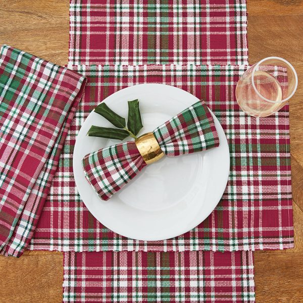 Gabriel Plaid Table Linens Online Hot Sale