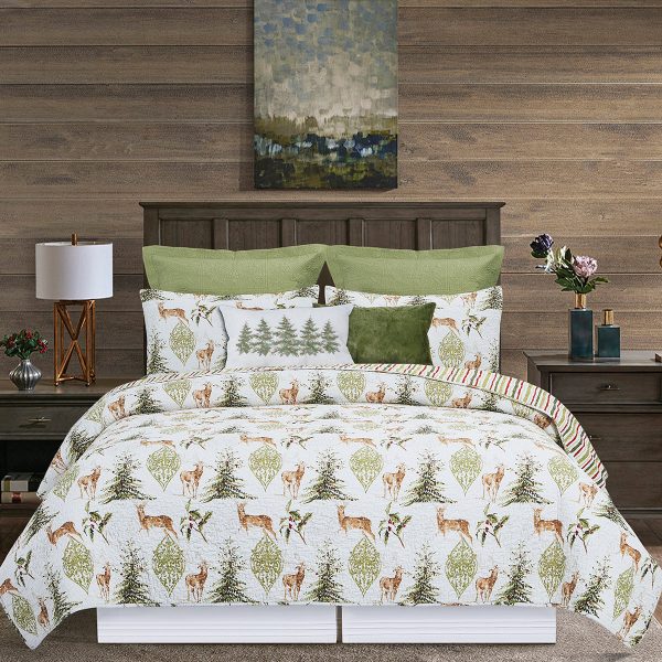 Reindeer Tracks Quilt Set Discount