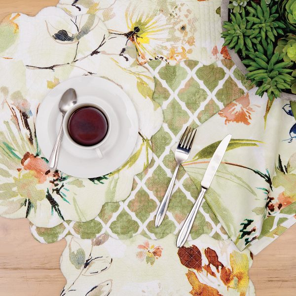 Watercolor Floral Table Linens Online Sale