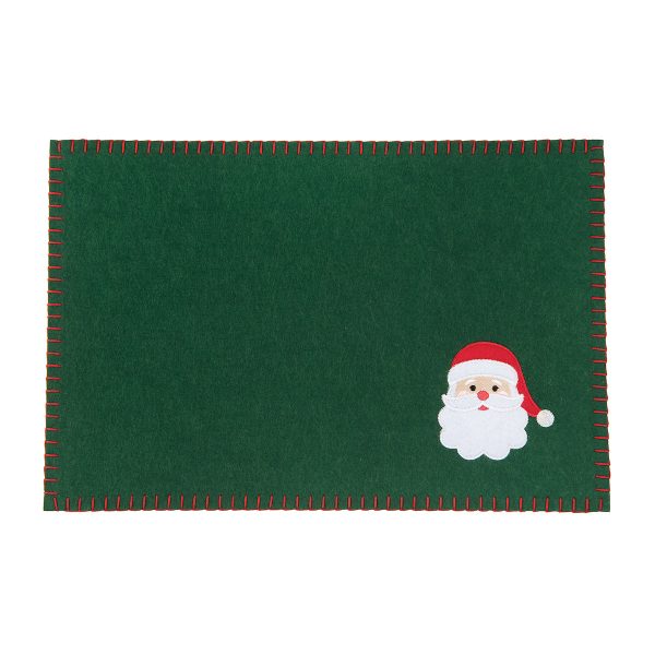 Santa Felt Table Linens For Cheap