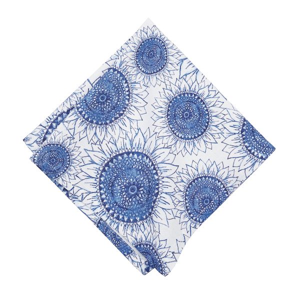 Blue Harvest Sunflower Table Linens Supply