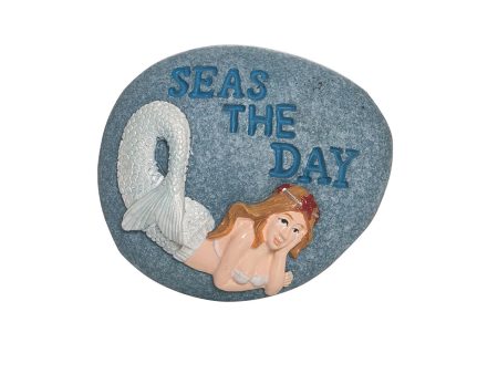 1.75 in. Polyresin Seas The Day Mermaid Pebble on Sale