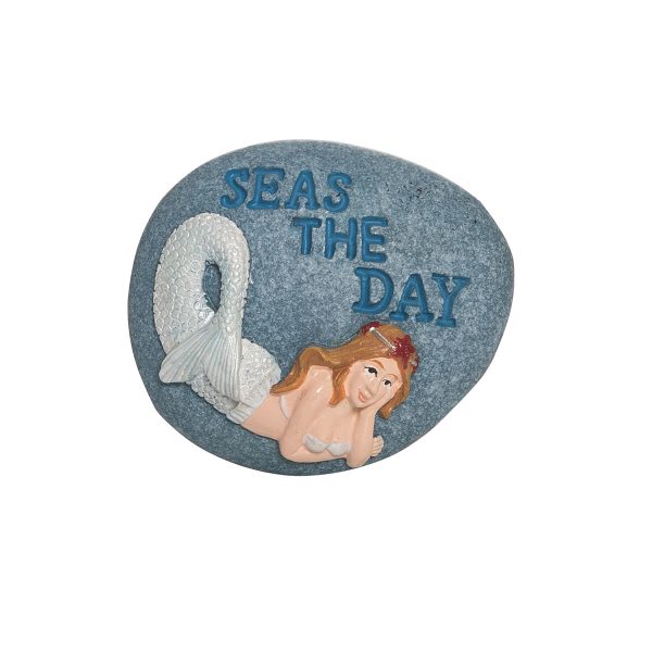 1.75 in. Polyresin Seas The Day Mermaid Pebble on Sale