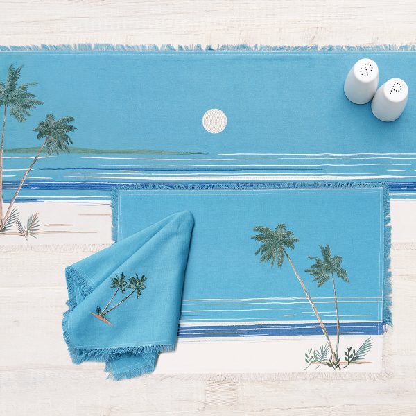 Retro Palms Table Linens For Discount