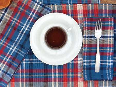 Rockwell Plaid Table Linens For Sale