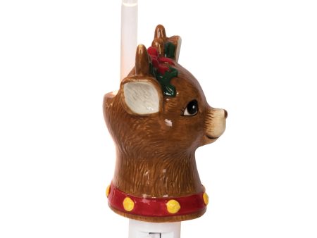 Vintage Reindeer Bubble Light Discount