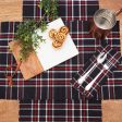 Poinsettia Plaid Table Linens Online