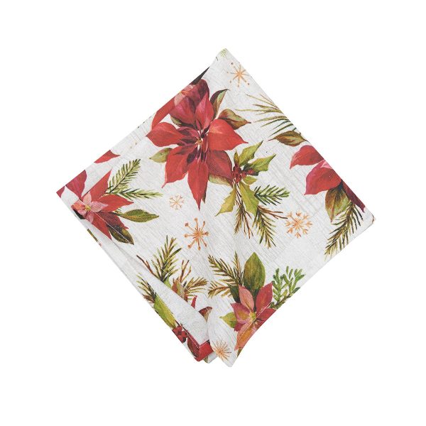 Poinsettia Moments Table Linens Supply