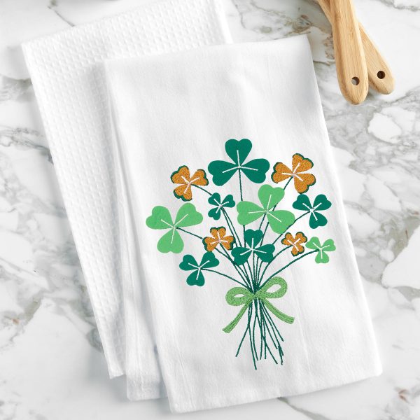 Shamrock Bouquet Kitchen Towel Online