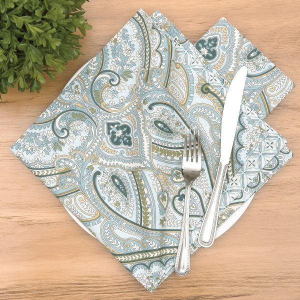 Amherst Blue Table Linens Online Sale