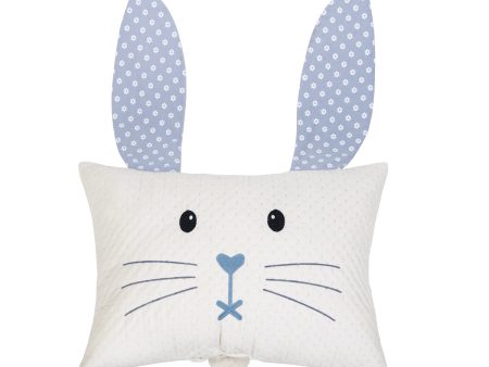 Flop Ears Bunny Blue Pillow Fashion