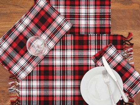 Fireside Plaid Table Linens Cheap