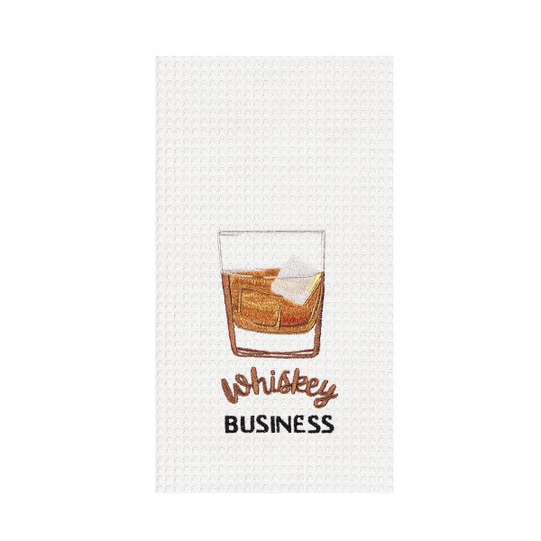 Whiskey Business Kitchen Towel Sale