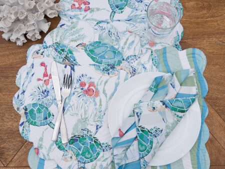 Sea Turtle Cove Table Linens on Sale