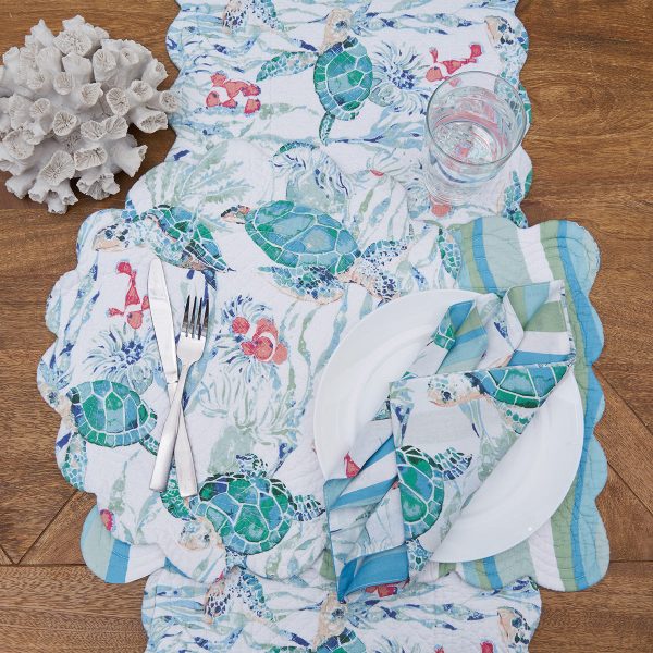 Sea Turtle Cove Table Linens on Sale