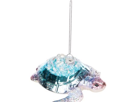 Blown Glass Sea Turtle Ornament Online Sale