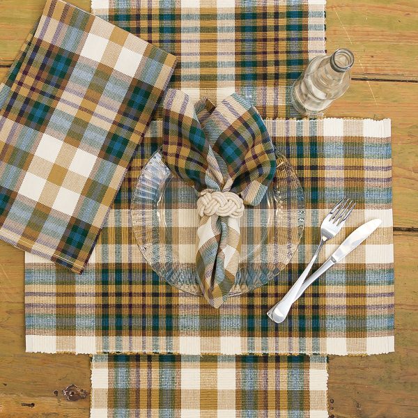 Bronwyn Plaid Table Linens on Sale