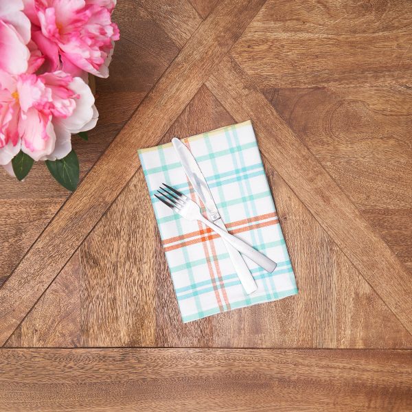 Bunny Trail Plaid Table Linens Discount