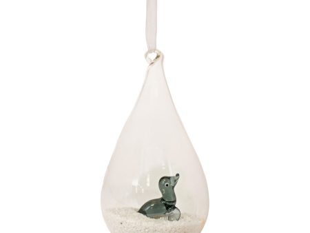 8.9 in. Glass Ball White Sand Seal For Discount