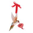 Metal & Capiz Hummingbird Ornament For Sale