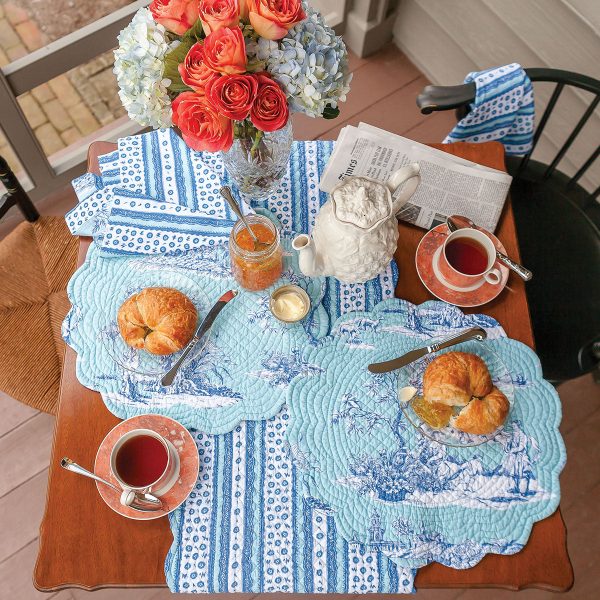 Hampstead Toile Table Linens Online now