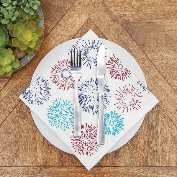 Firework Sparkle Table Linens Online Sale