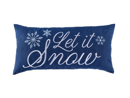 Let It Snow Pillow Fashion